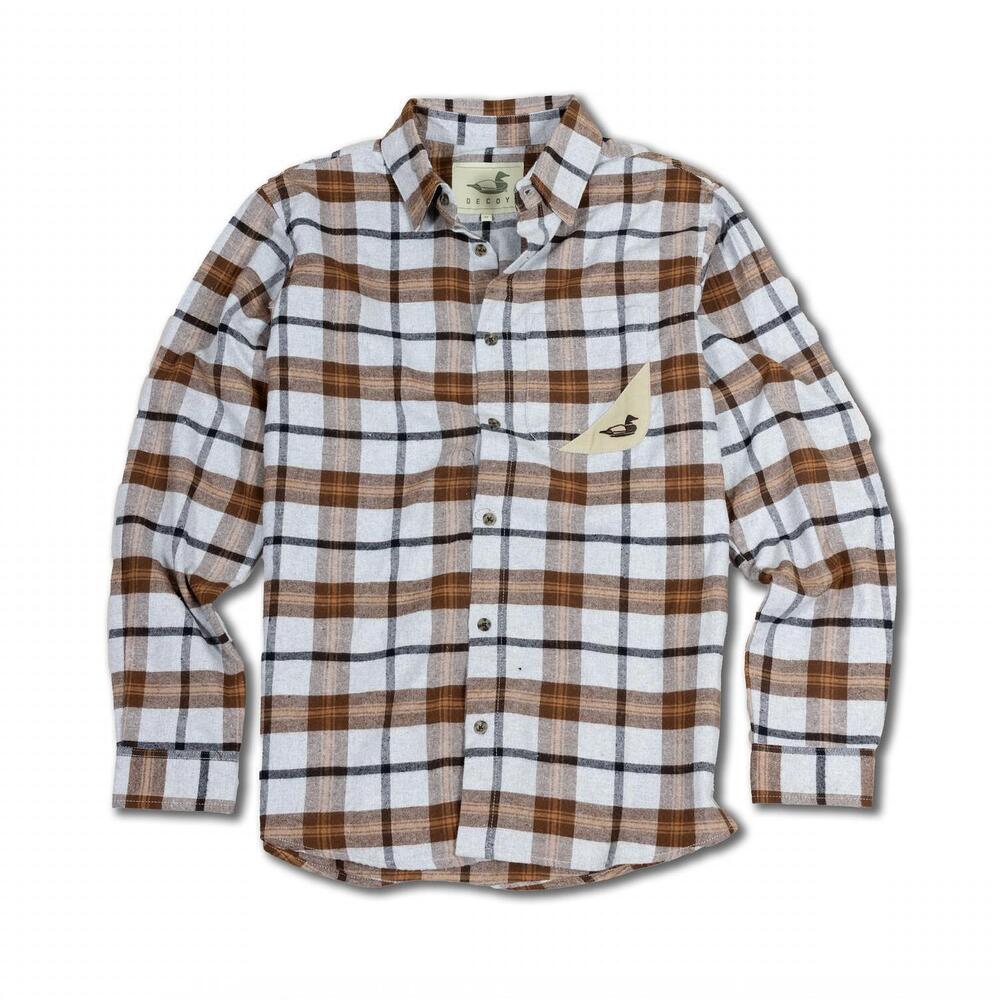 NEW DIXIE men's flyway flannel shirt in atlantic